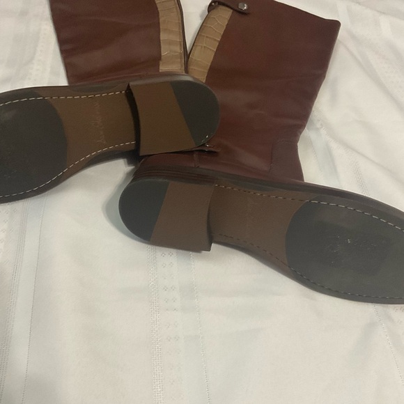 Sam Edelman Mikala Riding Boot, Terazzo brown leather, size 8 NWOB - Picture 8 of 8